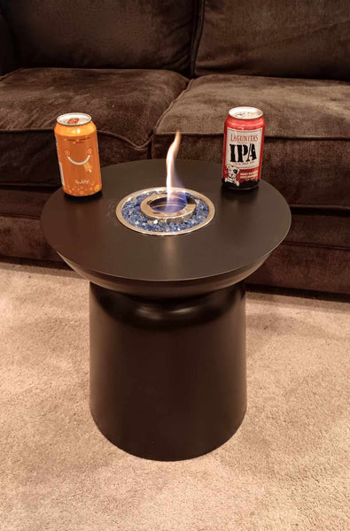 Ethanol Fire Pit Table ~ Ventless Indoor Fireplace